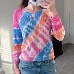 Tie Dye Pullover Sweater